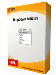 Dropdown Articles for Joomla